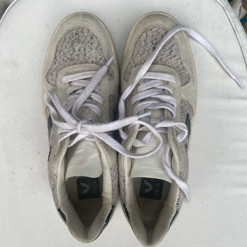 Veja V-10 Suede Tweed Sneakers 37 US6 - Picture 7 of 10